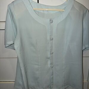 Light Blue Women's Top